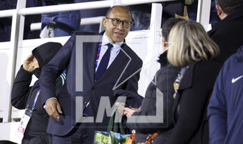 2023-04-07 - Interim President of French Football Federation FFF Philippe Diallo during the Women's Friendly football match between France and Colombia on April 7, 2023 at Stade Gabriel-Montpied in Clermont-Ferrand, France - FOOTBALL - WOMEN'S FRIENDLY GAME - FRANCE V COLOMBIA - FRIENDLY MATCH - SOCCER