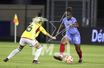 2023-04-07 - Sandy Baltimore of France during the Women's Friendly football match between France and Colombia on April 7, 2023 at Stade Gabriel-Montpied in Clermont-Ferrand, France - FOOTBALL - WOMEN'S FRIENDLY GAME - FRANCE V COLOMBIA - FRIENDLY MATCH - SOCCER