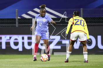 2023-04-07 - Sandy Baltimore of France during the Women's Friendly football match between France and Colombia on April 7, 2023 at Stade Gabriel-Montpied in Clermont-Ferrand, France - FOOTBALL - WOMEN'S FRIENDLY GAME - FRANCE V COLOMBIA - FRIENDLY MATCH - SOCCER