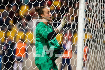 2023-04-11 - Kailen Sheridan of Canada during the Women's Friendly football match between France and Canada on April 11, 2023 at Marie-Marvingt stadium in Le Mans, France - FOOTBALL - WOMEN'S FRIENDLY GAME - FRANCE V CANADA - FRIENDLY MATCH - SOCCER