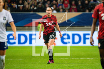 2023-04-11 - Evelyne Viens of Canada during the Women's Friendly football match between France and Canada on April 11, 2023 at Marie-Marvingt stadium in Le Mans, France - FOOTBALL - WOMEN'S FRIENDLY GAME - FRANCE V CANADA - FRIENDLY MATCH - SOCCER