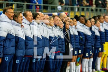2023-04-11 - Herve Renard head coach of France and his staff ahead of the Women's Friendly football match between France and Canada on April 11, 2023 at Marie-Marvingt stadium in Le Mans, France - FOOTBALL - WOMEN'S FRIENDLY GAME - FRANCE V CANADA - FRIENDLY MATCH - SOCCER
