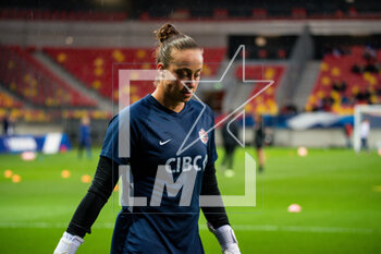 2023-04-11 - Kailen Sheridan of Canada warms up ahead of the Women's Friendly football match between France and Canada on April 11, 2023 at Marie-Marvingt stadium in Le Mans, France - FOOTBALL - WOMEN'S FRIENDLY GAME - FRANCE V CANADA - FRIENDLY MATCH - SOCCER