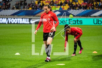 2023-04-11 - Vanessa Gilles of Canada warms up ahead of the Women's Friendly football match between France and Canada on April 11, 2023 at Marie-Marvingt stadium in Le Mans, France - FOOTBALL - WOMEN'S FRIENDLY GAME - FRANCE V CANADA - FRIENDLY MATCH - SOCCER