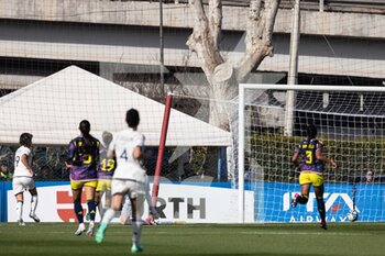 2023-04-11 - Valentina Giacinti of Italy women scores the first goal during the International friendly match between Italy women and Colombia women at Stadio Tre Fontane on April 11, 2023 in Rome, Italy. ©Photo: Cinzia Camela. - ITALY WOMEN VS COLOMBIA - FRIENDLY MATCH - SOCCER