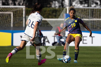 2023-04-11 - Chiara Beccari of Italy women and Jorelyn Carabali of Colombia women in action during the International friendly match between Italy women and Colombia women at Stadio Tre Fontane on April 11, 2023 in Rome, Italy. ©Photo: Cinzia Camela. - ITALY WOMEN VS COLOMBIA - FRIENDLY MATCH - SOCCER