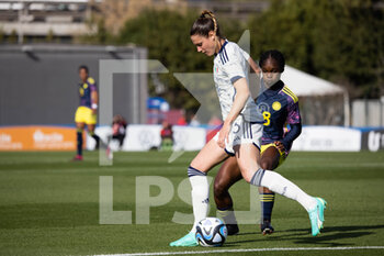 2023-04-11 - Cecilia Salvai of Italy women and Linda Caicedo of Colombia women in action during the International friendly match between Italy women and Colombia women at Stadio Tre Fontane on April 11, 2023 in Rome, Italy. ©Photo: Cinzia Camela. - ITALY WOMEN VS COLOMBIA - FRIENDLY MATCH - SOCCER