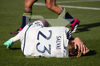 2023-04-11 - Cecilia Salvai of Italy women on the ground during the International friendly match between Italy women and Colombia women at Stadio Tre Fontane on April 11, 2023 in Rome, Italy. ©Photo: Cinzia Camela. - ITALY WOMEN VS COLOMBIA - FRIENDLY MATCH - SOCCER