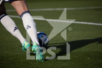 2023-04-11 - Cecilia Salvai of Italy women (detail) kicks the ball during the International friendly match between Italy women and Colombia women at Stadio Tre Fontane on April 11, 2023 in Rome, Italy. ©Photo: Cinzia Camela. - ITALY WOMEN VS COLOMBIA - FRIENDLY MATCH - SOCCER