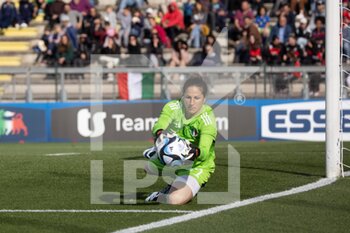 2023-04-11 - Goalkeeper Francesca Durante of Italy women in action during the International friendly match between Italy women and Colombia women at Stadio Tre Fontane on April 11, 2023 in Rome, Italy. ©Photo: Cinzia Camela. - ITALY WOMEN VS COLOMBIA - FRIENDLY MATCH - SOCCER