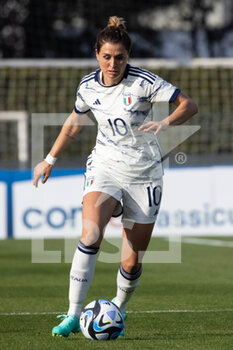 2023-04-11 - Cristiana Girelli of Italy women in action during the International friendly match between Italy women and Colombia women at Stadio Tre Fontane on April 11, 2023 in Rome, Italy. ©Photo: Cinzia Camela. - ITALY WOMEN VS COLOMBIA - FRIENDLY MATCH - SOCCER