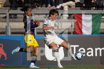 2023-04-11 - Valentina Giacinti of Italy women and Monica Ramos of Colombia in action during the International friendly match between Italy women and Colombia women at Stadio Tre Fontane on April 11, 2023 in Rome, Italy. ©Photo: Cinzia Camela. - ITALY WOMEN VS COLOMBIA - FRIENDLY MATCH - SOCCER