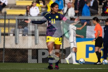 2023-04-11 - Catalina Usme of Colombia women in action during the International friendly match between Italy women and Colombia women at Stadio Tre Fontane on April 11, 2023 in Rome, Italy. ©Photo: Cinzia Camela. - ITALY WOMEN VS COLOMBIA - FRIENDLY MATCH - SOCCER
