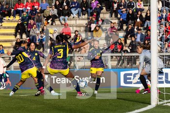 2023-04-11 - Monica Ramos of Colombia scores the 2-1 autogoal during the International friendly match between Italy women and Colombia women at Stadio Tre Fontane on April 11, 2023 in Rome, Italy. ©Photo: Cinzia Camela. - ITALY WOMEN VS COLOMBIA - FRIENDLY MATCH - SOCCER