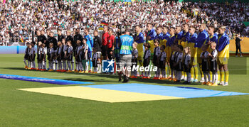 2023-06-12 - Teams before the Friendly football match between Germany and Ukraine on June 12, 2023 at Weserstadion in Bremen, Germany - FOOTBALL - FRIENDLY GAME - GERMANY V UKRAINE - FRIENDLY MATCH - SOCCER