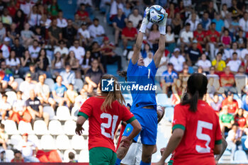 2023-07-01 - Morocco goal keeper Khadija in action during the Women´s International Friendly match between Italy and Morocco at Stadio Paolo Mazza on July 01, 2023 in Ferrara, Italy. ©Photo: Cinzia Camela. - ITALY WOMEN VS MOROCCO - FRIENDLY MATCH - SOCCER