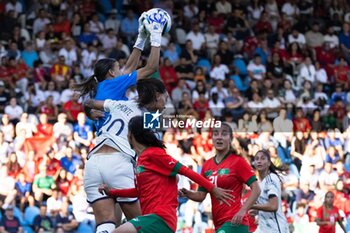 2023-07-01 - Khadija Errmichi of Morocco and Martina Piemonte of Italy in action during the Women´s International Friendly match between Italy and Morocco at Stadio Paolo Mazza on July 01, 2023 in Ferrara, Italy. ©Photo: Cinzia Camela. - ITALY WOMEN VS MOROCCO - FRIENDLY MATCH - SOCCER