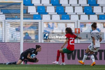 2023-07-01 - Goalkeeper Francesca Durante of Italy in action during the Women´s International Friendly match between Italy and Morocco at Stadio Paolo Mazza on July 01, 2023 in Ferrara, Italy. ©Photo: Cinzia Camela. - ITALY WOMEN VS MOROCCO - FRIENDLY MATCH - SOCCER