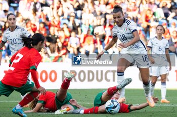 2023-07-01 - Arianna Caruso of Italy in action during the Women´s International Friendly match between Italy and Morocco at Stadio Paolo Mazza on July 01, 2023 in Ferrara, Italy. ©Photo: Cinzia Camela. - ITALY WOMEN VS MOROCCO - FRIENDLY MATCH - SOCCER