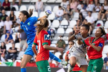 2023-07-01 - Goalkeeper Khadija Errmichi of Morocco and Arianna Caruso of Italy in action during the Women´s International Friendly match between Italy and Morocco at Stadio Paolo Mazza on July 01, 2023 in Ferrara, Italy. ©Photo: Cinzia Camela. - ITALY WOMEN VS MOROCCO - FRIENDLY MATCH - SOCCER