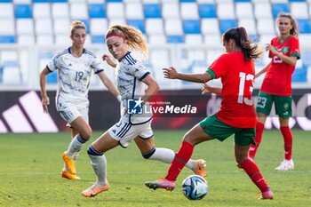 2023-07-01 - Benedetta Glionna of Italy and Sabah Seghir of Morocco in action during the Women´s International Friendly match between Italy and Morocco at Stadio Paolo Mazza on July 01, 2023 in Ferrara, Italy. ©Photo: Cinzia Camela. - ITALY WOMEN VS MOROCCO - FRIENDLY MATCH - SOCCER