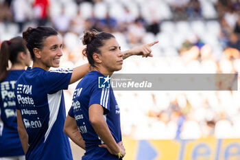 2023-07-01 - Elisa Bartoli and Lucia Di Guglielmo of Italy at the warm up before the Women´s International Friendly match between Italy and Morocco at Stadio Paolo Mazza on July 01, 2023 in Ferrara, Italy. ©Photo: Cinzia Camela. - ITALY WOMEN VS MOROCCO - FRIENDLY MATCH - SOCCER