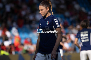 2023-07-01 - Cecilia Salvai of Italy warm up before the Women´s International Friendly match between Italy and Morocco at Stadio Paolo Mazza on July 01, 2023 in Ferrara, Italy. ©Photo: Cinzia Camela. - ITALY WOMEN VS MOROCCO - FRIENDLY MATCH - SOCCER