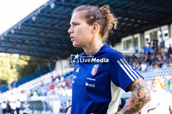 2023-07-01 - Elena Linari of Italy is seen during the warm up at the Women´s International Friendly match between Italy and Morocco at Stadio Paolo Mazza on July 01, 2023 in Ferrara, Italy. ©Photo: Cinzia Camela. - ITALY WOMEN VS MOROCCO - FRIENDLY MATCH - SOCCER
