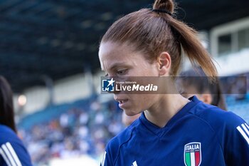 2023-07-01 - Manuela Giugliano of Italy is seen during the warm up at the Women´s International Friendly match between Italy and Morocco at Stadio Paolo Mazza on July 01, 2023 in Ferrara, Italy. ©Photo: Cinzia Camela. - ITALY WOMEN VS MOROCCO - FRIENDLY MATCH - SOCCER