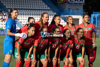 2023-07-01 - Morocco team line up during the Women´s International Friendly match between Italy and Morocco at Stadio Paolo Mazza on July 01, 2023 in Ferrara, Italy. ©Photo: Cinzia Camela. - ITALY WOMEN VS MOROCCO - FRIENDLY MATCH - SOCCER