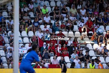 2023-07-01 - Morocco supporters during the Women´s International Friendly match between Italy and Morocco at Stadio Paolo Mazza on July 01, 2023 in Ferrara, Italy. ©Photo: Cinzia Camela. - ITALY WOMEN VS MOROCCO - FRIENDLY MATCH - SOCCER