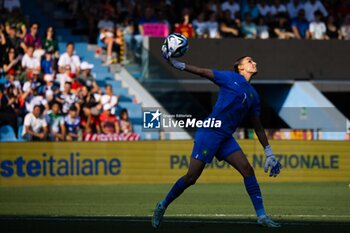2023-07-01 - Khadija Errmichi of Morocco in action at the Women´s International Friendly match between Italy and Morocco at Stadio Paolo Mazza on July 01, 2023 in Ferrara, Italy. ©Photo: Cinzia Camela. - ITALY WOMEN VS MOROCCO - FRIENDLY MATCH - SOCCER