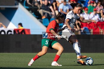 2023-07-01 - Nesryne El Chad of Morocco and Martina Piemonte of Italy in action at the Women´s International Friendly match between Italy and Morocco at Stadio Paolo Mazza on July 01, 2023 in Ferrara, Italy. ©Photo: Cinzia Camela. - ITALY WOMEN VS MOROCCO - FRIENDLY MATCH - SOCCER