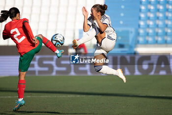 2023-07-01 - Lisa Boattin of Italy and Zineb Redouani of Morocco in action during the Women´s International Friendly match between Italy and Morocco at Stadio Paolo Mazza on July 01, 2023 in Ferrara, Italy. ©Photo: Cinzia Camela. - ITALY WOMEN VS MOROCCO - FRIENDLY MATCH - SOCCER