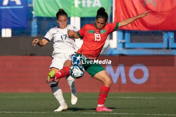 2023-07-01 - Lisa Boattin of Italy and Sakina Ouzraoui of Morocco in action during the Women´s International Friendly match between Italy and Morocco at Stadio Paolo Mazza on July 01, 2023 in Ferrara, Italy. ©Photo: Cinzia Camela. - ITALY WOMEN VS MOROCCO - FRIENDLY MATCH - SOCCER