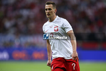 2023-06-16 - Arkadiusz Milik of Poland during the International Friendly Football match between Poland and Germany on June 16, 2023 at PGE Narodowy in Warsaw, Poland - FOOTBALL - FRIENDLY GAME - POLAND V GERMANY - FRIENDLY MATCH - SOCCER