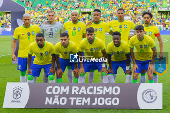 2023-06-20 - Team of Brazil during the International Friendly Football match between Brazil and Senegal on June 20, 2023 at Jose Alvalade stadium in Lisbon, Portugal - FOOTBALL - FRIENDLY GAME - BRAZIL V SENEGAL - FRIENDLY MATCH - SOCCER