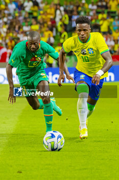 2023-06-20 - Vinicius Junior of Brazil during the International Friendly Football match between Brazil and Senegal on June 20, 2023 at Jose Alvalade stadium in Lisbon, Portugal - FOOTBALL - FRIENDLY GAME - BRAZIL V SENEGAL - FRIENDLY MATCH - SOCCER