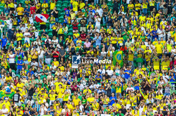 2023-06-20 - Brazilian fans during the International Friendly Football match between Brazil and Senegal on June 20, 2023 at Jose Alvalade stadium in Lisbon, Portugal - FOOTBALL - FRIENDLY GAME - BRAZIL V SENEGAL - FRIENDLY MATCH - SOCCER