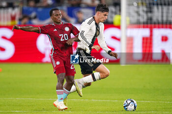 2023-06-20 - Jhon Arias of Colombia battles for possession with Kai Havertz of Germany during the International Friendly football match between Germany and Colombia on June 20, 2023 at the Veltins-Arena in Gelsenkirchen, Germany - FOOTBALL - FRIENDLY GAME - GERMANY V COLOMBIA - FRIENDLY MATCH - SOCCER