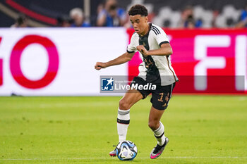 2023-06-20 - Jamal Musiala of Germany during the International Friendly football match between Germany and Colombia on June 20, 2023 at the Veltins-Arena in Gelsenkirchen, Germany - FOOTBALL - FRIENDLY GAME - GERMANY V COLOMBIA - FRIENDLY MATCH - SOCCER