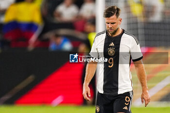 2023-06-20 - Niclas Fullkrug of Germany looks dejected after losing the International Friendly football match between Germany and Colombia on June 20, 2023 at the Veltins-Arena in Gelsenkirchen, Germany - FOOTBALL - FRIENDLY GAME - GERMANY V COLOMBIA - FRIENDLY MATCH - SOCCER