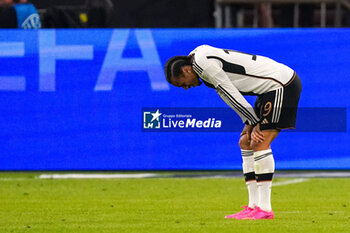 2023-06-20 - Leroy Sane of Germany looks dejected after losing the International Friendly football match between Germany and Colombia on June 20, 2023 at the Veltins-Arena in Gelsenkirchen, Germany - FOOTBALL - FRIENDLY GAME - GERMANY V COLOMBIA - FRIENDLY MATCH - SOCCER