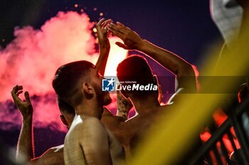 2023-07-21 - Tifosi, Fans, Supporters of Cagliari Calcio - OLBIA VS CAGLIARI - FRIENDLY MATCH - SOCCER