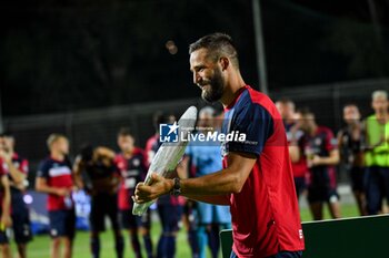 2023-07-21 - Leonardo Pavoletti of Cagliari Calcio, Premiazione - OLBIA VS CAGLIARI - FRIENDLY MATCH - SOCCER