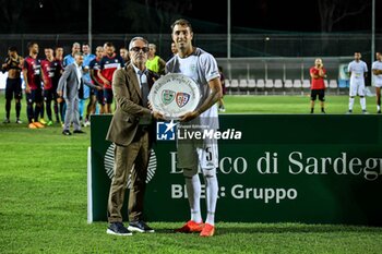 2023-07-21 - Gabriele Bellodi of Olbia Calcio, Premiazione - OLBIA VS CAGLIARI - FRIENDLY MATCH - SOCCER