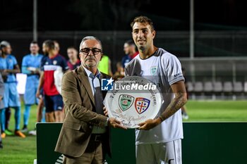 2023-07-21 - Gabriele Bellodi of Olbia Calcio, Premiazione - OLBIA VS CAGLIARI - FRIENDLY MATCH - SOCCER