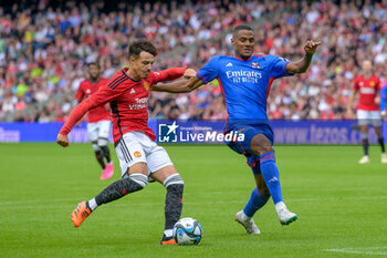 2023-07-19 - Marc Jurado of Manchester United during the pre-season friendly football match between Manchester United and Olympique Lyonnais (Lyon) on 19 July 2023 at the Scottish Gas Murrayfield Stadium in Edinburgh, Scotland - FOOTBALL - FRIENDLY GAME - MANCHESTER UNITED V LYON - FRIENDLY MATCH - SOCCER