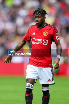2023-07-19 - Fred of Manchester United during the pre-season friendly football match between Manchester United and Olympique Lyonnais (Lyon) on 19 July 2023 at the Scottish Gas Murrayfield Stadium in Edinburgh, Scotland - FOOTBALL - FRIENDLY GAME - MANCHESTER UNITED V LYON - FRIENDLY MATCH - SOCCER