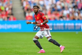 2023-07-19 - Fred of Manchester United during the pre-season friendly football match between Manchester United and Olympique Lyonnais (Lyon) on 19 July 2023 at the Scottish Gas Murrayfield Stadium in Edinburgh, Scotland - FOOTBALL - FRIENDLY GAME - MANCHESTER UNITED V LYON - FRIENDLY MATCH - SOCCER